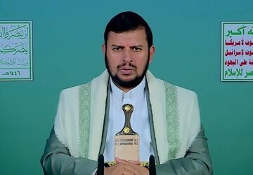 رهبر انصارالله: محاصره و کشتار در غزه، جنایتی وحشیانه با حمایت آمریکا است