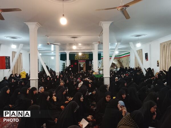 مراسم هفتم شهید یاسر زروندی در مسجد امام حسین (ع) 