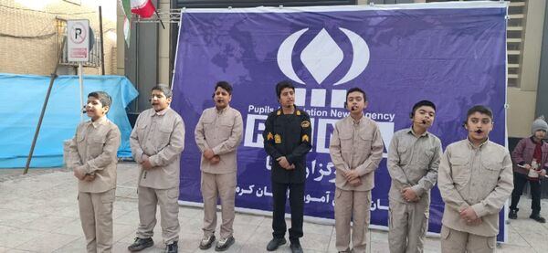 غرفه خبرگزاری پانا، وعده دیدار دانش‌آموزان در راهپیمایی 22 بهمن