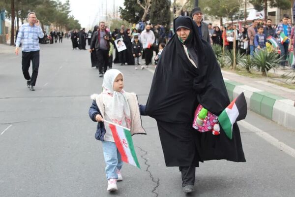 ابراز وحدت و همدلی سمنانی‌ها با مردم مظلوم فلسطین در روز قدس