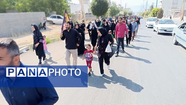 پیاده‌روی جاماندگان اربعین حسینی در یاسوج