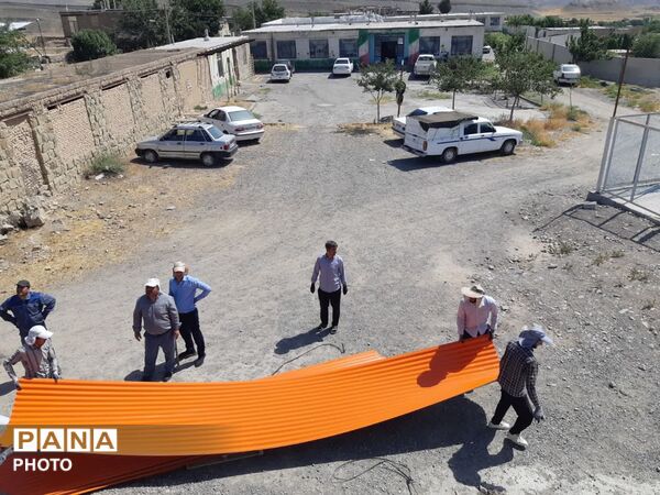 عملیات اجرایی آموزشگاه ۶ کلاسه «شهید دربندی» در روستای قلعه‌ نوِ کلات 