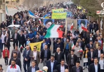 جشن و شور انقلابی در شهرستان زارچ