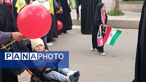 حضور پر شور مردم آبیک و البرز در روز قدس 