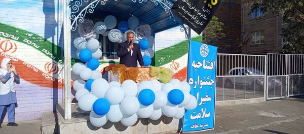 آیین افتتاحیه طرح سفیران سلامت در ناحیه یک شهرستان بهارستان 