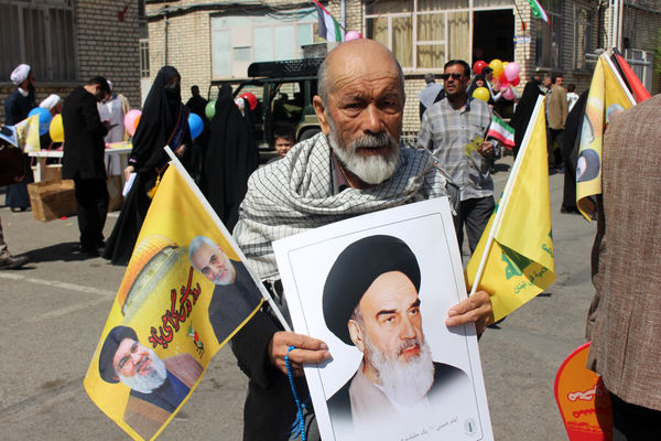 جلوه هایی شکوهمند از راهپیمایی روز جهانی قدس در قم