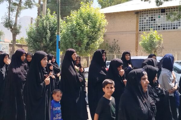 شکوه عزاداران رضوی در لردگان