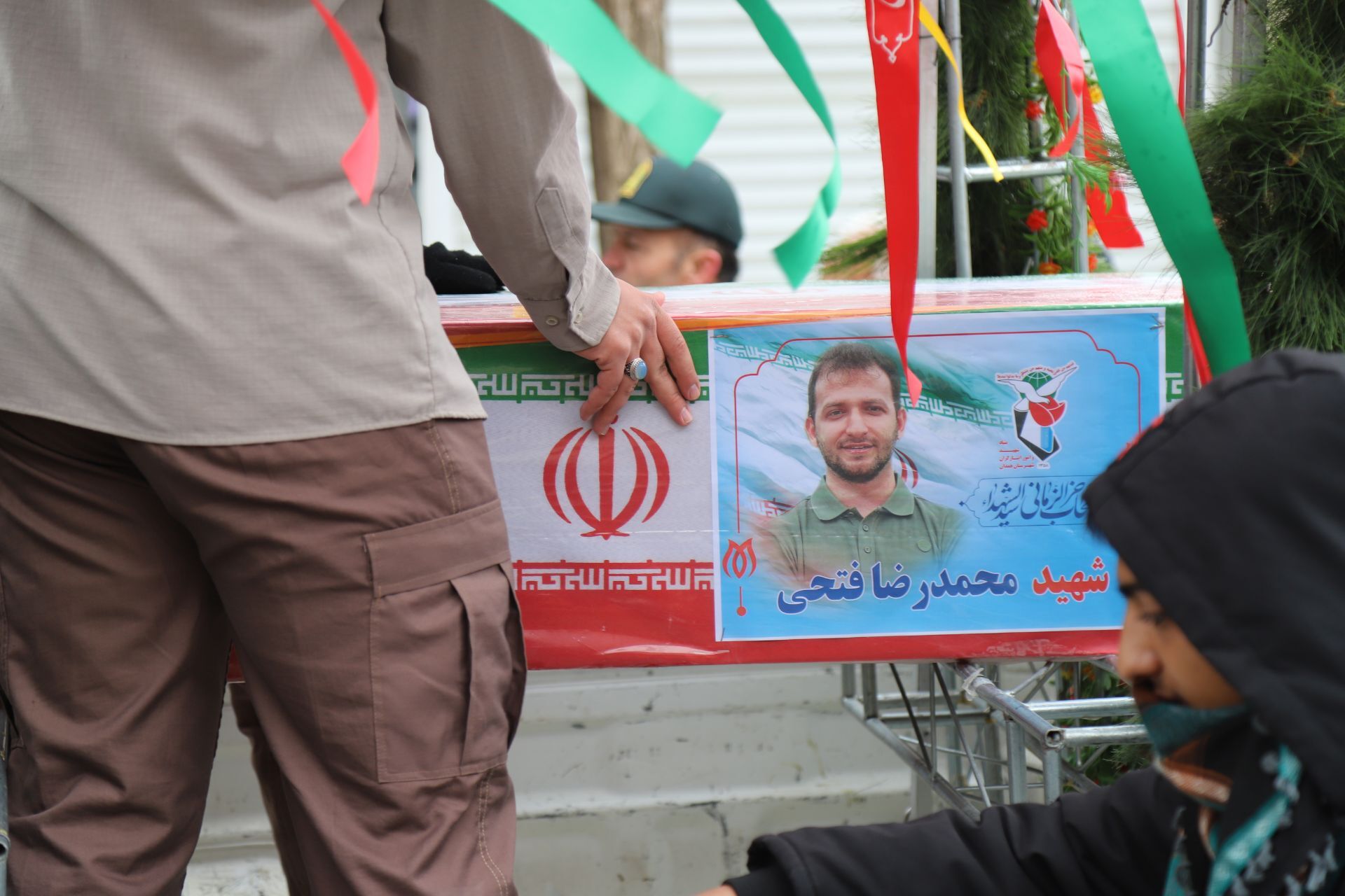 بدرقه پیکر شهید نخبه «محمد رضا فتحی» در کبودرآهنگ 