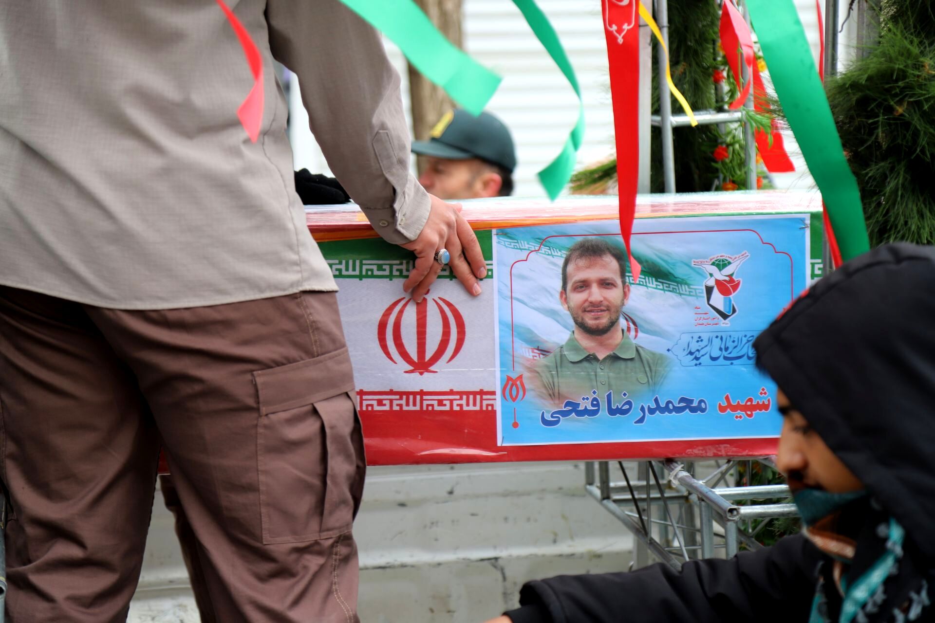 بدرقه پیکر شهید نخبه «محمد رضا فتحی» در کبودرآهنگ 