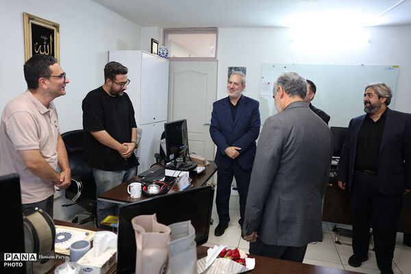 بازدید جمعی از مدیران و معاونان وزارت آموزش و پرورش از خبرگزاری پانا به مناسبت روز خبرنگار