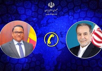 گفت‌وگوی تلفنی وزرای امور خارجه جمهوری اسلامی ایران و سریلانکا