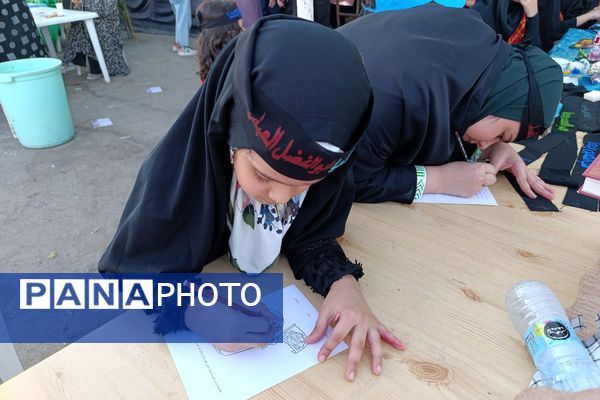 بازید مسئولان از موکب دانش‌آموزی طریق القصی