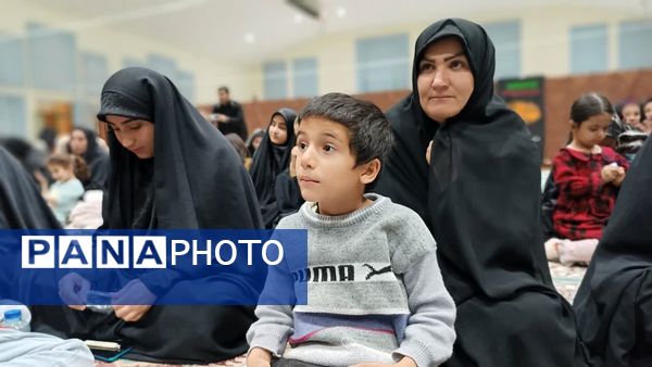 حضور پر شور کودکان مارگونی در مراسم عزاداری ایام فاطمیه