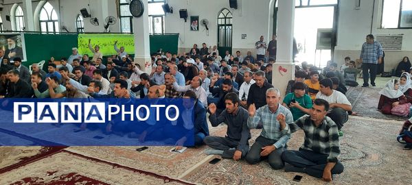 مراسم سوگواری شهادت دبیرکل حزب الله لبنان در مسجد النبی کوهنانی