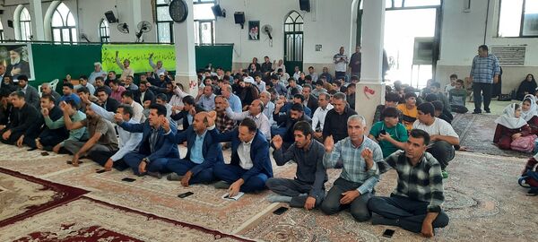 مراسم سوگواری شهادت دبیرکل حزب الله لبنان در مسجد النبی کوهنانی