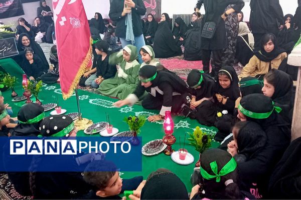 برگزاری مراسم شهادت دردانه حضرت اباعبدالله الحسین در شهرستان فیروزکوه