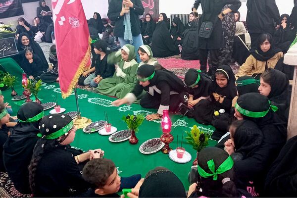 برگزاری مراسم شهادت دردانه حضرت اباعبدالله الحسین در شهرستان فیروزکوه