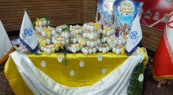 مراسم استانی روز جهانی تخم‌مرغ و تغذیه‌ سالم در مدرسه باباییان قم