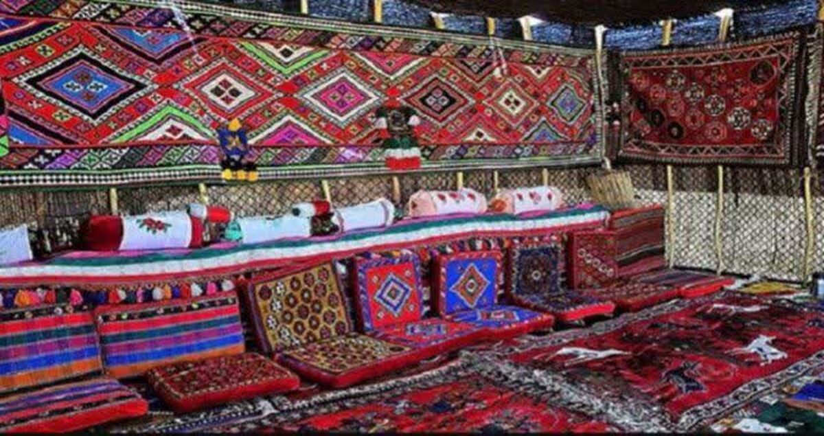 گلیم، گچمه و سیاه‌چادر از صنایع دستی شناخته شده کهگیلویه و بویراحمد است