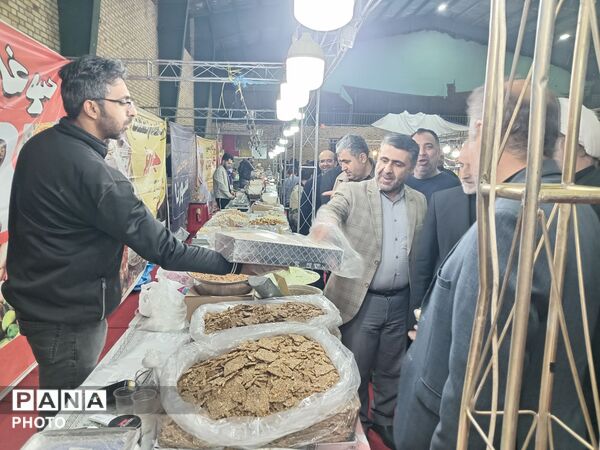 جلوه‌هایی از مراسم افتتاح نمایشگاه بهاره شهر جعفریه