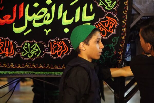 آیین «مشعل گردانی» نجفی‌های مقیم قم