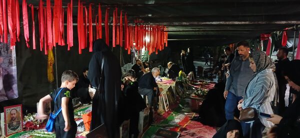 شب هفتم محرم در کنار شهدای اصفهان