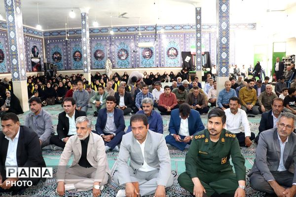  آیین تکریم و معارفه فرمانده ناحیه مقاومت بسیج شهرستان باشت