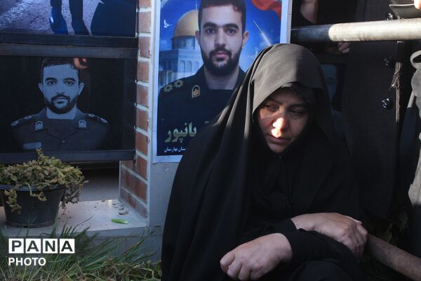 تشییع و تدفین پیکر شهید امیرحسن کاظمی