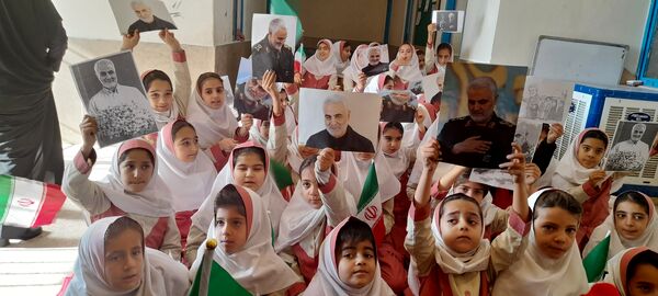 پنجمین سالگرد شهادت سردار دلها در دبستان سمیه