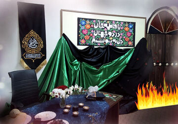 عزاداری ایام فاطمیه در سلماس