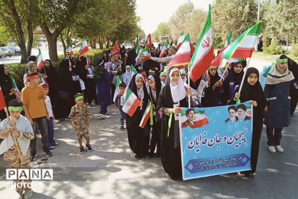 جلوه‌های غیرت مردم زرقان در رزمایش جان‌فدایان