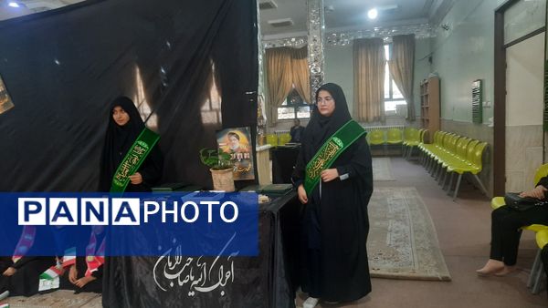 مراسم هفتمین روز شهادت‌ سید مقاومت در ناحیه۶ مشهد 
