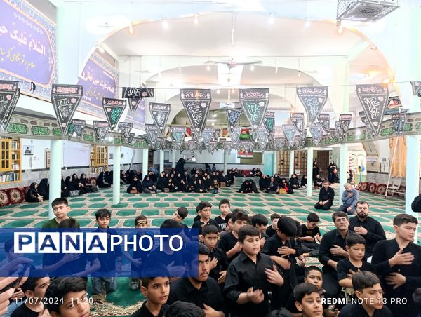 سوگواره احلی من العسل نوجوانان عاشورایی شهر آشخانه 