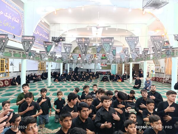 سوگواره احلی من العسل نوجوانان عاشورایی شهر آشخانه 