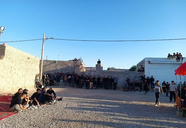 مراسم تعزیه خوانی حسینی در روستای حسین آباد شهرستان شیروان