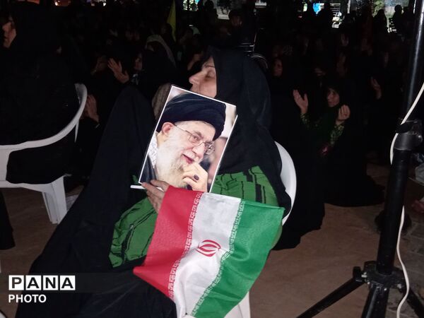 مراسم عزاداری شب هشتم ماه محرم الحرام