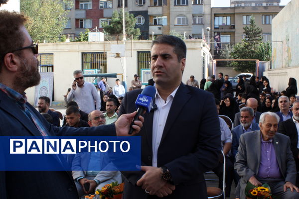 آیین خشت‌گذاری دبستان شهید خداقلی