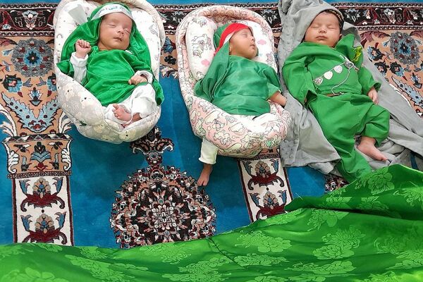 حضور شیرخوارگان در حسینیه صباشهر شهریار