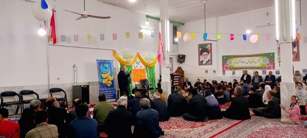 جشن باشکوه ولادت امام علی ع در روستای کاریزک خلیل آباد