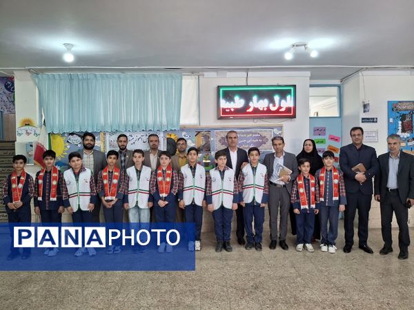 بازدید معاون فعالیت‌های تشکیلاتی سازمان دانش‌آموزی از مدارس تمام تشکیلاتی مدارس خدابنده