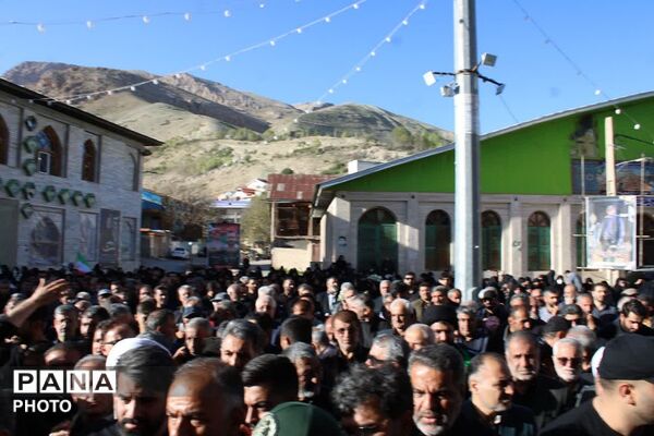 مهمان آسمانی در روستای شهیدپرور لزور