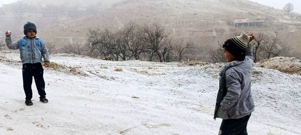 بارش برف در میانکوه 