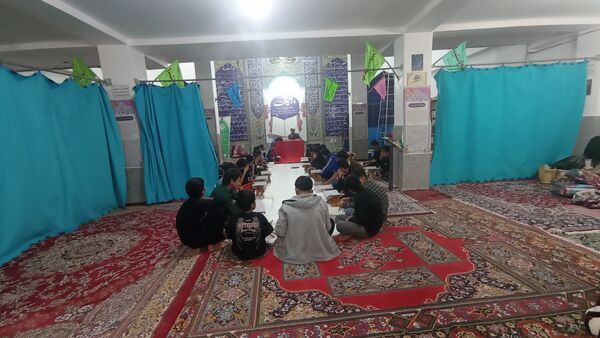 برگزاری مراسم معنوی اعتکاف در شهر پاتاوه 