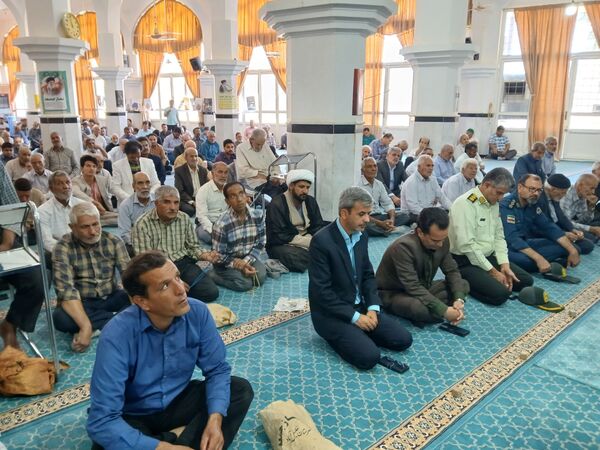 نماز عبادی سیاسی جمعه در شهرستان خلیل‌آباد