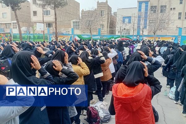 جشن نیمه شعبان در مدرسه فاطمه عرب قرچک