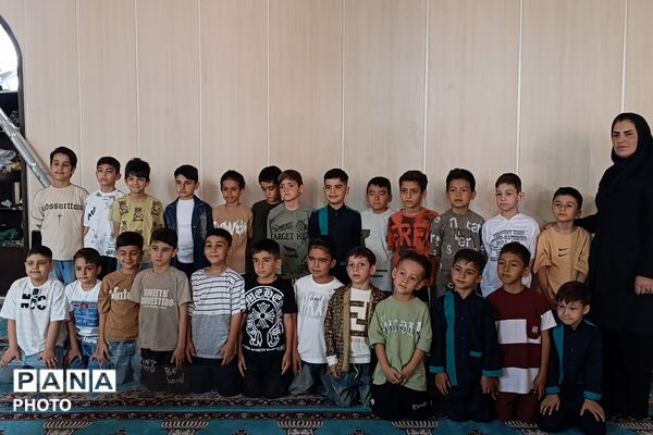 برگزاری جشن الفبای دانش‌آموزان دبستان پسرانه شیخ صدوق در مسجد جامع صباشهر