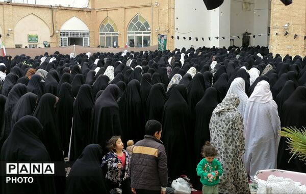 نماز جمعه روز قدس در مسجد جامع شهرستان خلیل‌آباد