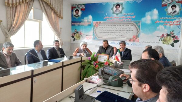 آیین تودیع و معارفه مدیر آموزش و پرورش شهرستان کمیجان