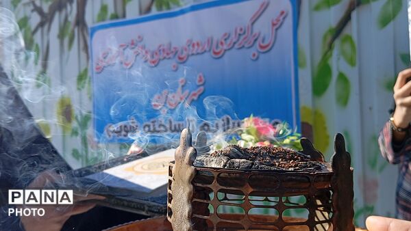 اردوی جهادی نوجهادان دانش‌آموز در دبستان مودت روستای لارک