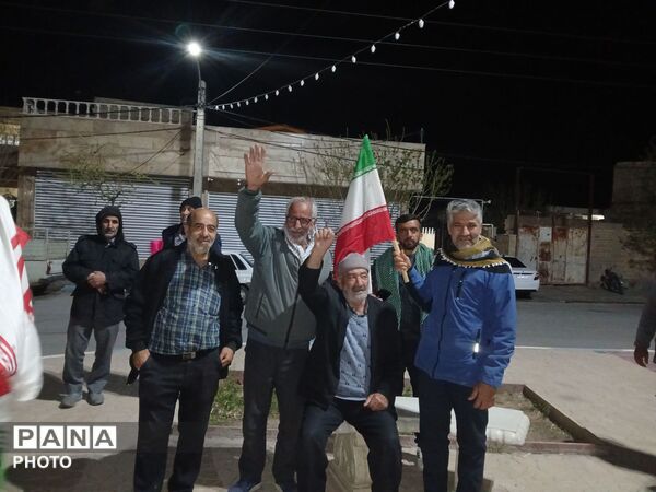 شور انقلابی مردم روستای باقرآباد قم